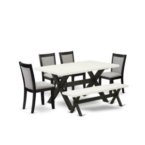 This 7 Piece dining set includes a dining table with 6 dining chairs to make your family meals easier and pleasant. The frame of this dinette set is created of high quality Asian wood