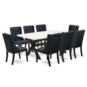 EAST WEST FURNITURE - X627FO624-9 - 9-PC DINING ROOM SET