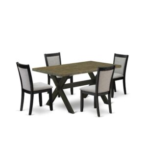 This 9-piece dining room table set comes with 1 wooden dining table and 8 matching rustic dining chairs. The rustic dining table set is made of fine RubberWood for premium quality and endurance. A rectangular-shaped mid century modern dining table is manufactured in a sophisticated style with distinct features and linen fabric upholstered kitchen chairs will attract everyone who comes to the dining room. The wooden table contains V-style legs to offer maximum steadiness during the dinner. The modern and elegant design of the dinning table set easily blends in any home. The Padded seat of the wooden dining chairs is made of linen fabric that raises the modern kitchen table design. Our modern rustic dining table set is quite simple to clean with a damp towel and always offers an elegant appeal. The installation process of our lavish dinette set is not difficult and simple to use. Each modern dining set comes conveniently with easy-to-follow instructions and all essential equipment included. You simply need to follow the procedures in the handbook to accomplish the assembly in a short time.