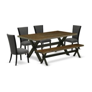 EAST WEST FURNITURE - X677VE650-6 - 6-PC TABLE SET