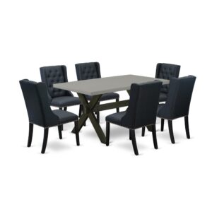EAST WEST FURNITURE - X696FO624-7 - 7-PC DINING ROOM SET
