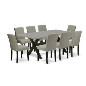 EAST WEST FURNITURE - X697AB106-9 - 9-PC KITCHEN DINING ROOM SET