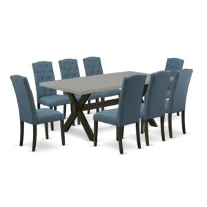 EAST WEST FURNITURE - X697CE121-9 - 9-PC KITCHEN TABLE SET