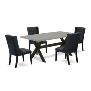 EAST WEST FURNITURE - X697FO624-5 5-PIECE DINING ROOM SET