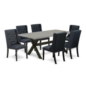 EAST WEST FURNITURE - X697FO624-7 - 7 PC KITCHEN TABLE SET