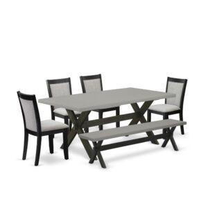 This Dinette Set  Includes A Wood Dining Table