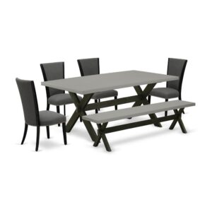 EAST WEST FURNITURE - X697VE650-6 - 6-PIECE DINING TABLE SET