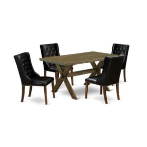 EAST WEST FURNITURE - X776FO749-5 - 5-PIECE DINING ROOM SET