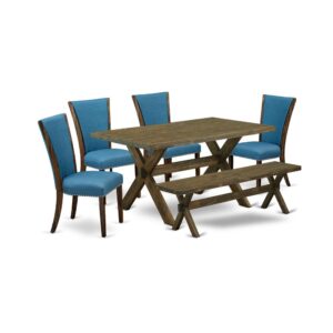 EAST WEST FURNITURE - X776VE721-6 - 6-PIECE DINING ROOM TABLE SET