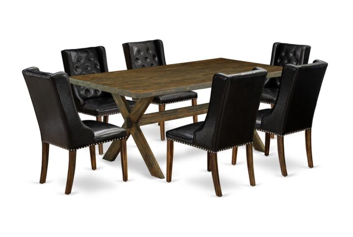 EAST WEST FURNITURE - X777FO749-7 - 7-PIECE DINING ROOM SET