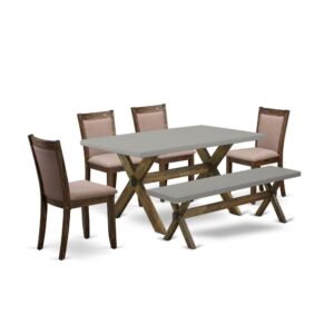 Our Kitchen Dining Set  Includes 4 Mid Century Dining Chairs