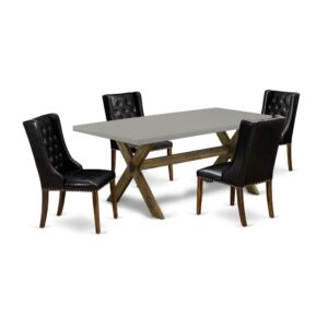 EAST WEST FURNITURE - X797FO749-5 - 5-PIECE KITCHEN TABLE SET