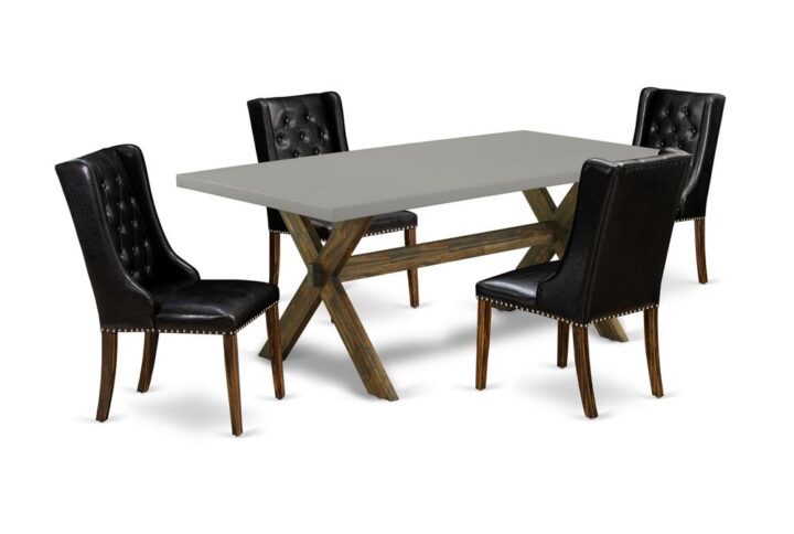 EAST WEST FURNITURE - X797FO749-5 - 5-PIECE KITCHEN TABLE SET