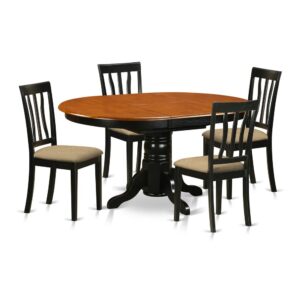 This elegant and compact design for a dining table can decorate both for your dining room or kitchen. Consisting of 4 seats and a table