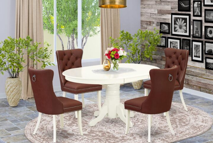Enhance your dining space with This exquisite 5-piece dining set