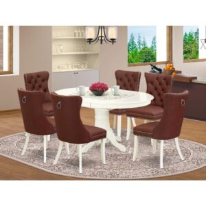 Enhance your dining space with This exquisite 7-piece dining table set