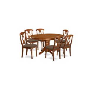 Searching for a cozy seating for family meals or social events with a handful of colleagues? This excellent attractive dinette kitchen table set manufactured from Rubberwood can help you produce a pleasant environment for you and your company. The set includes a kitchen table and 6 individual kitchen area dining room chairs. When it comes to seating capacity it is available in a couple of variations as a four and 6 seater. Suitable to position within a dining area or kitchen area. Like all our products the set is made entirely from Rubberwood
