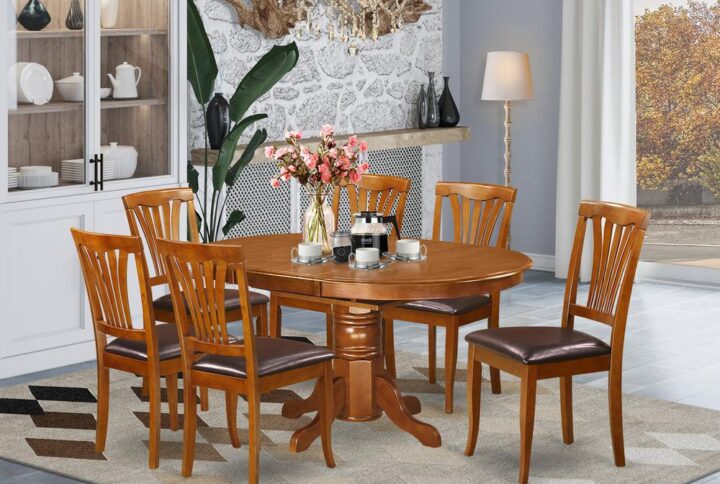 Searching for a cozy seating for family dinners or cozy dinner get-togethers with a handful of colleagues? This particular stylish dinette dining room table set made out of Rubberwood can help you produce a pleasant atmosphere suitable for you along with your company. The set combines a kitchen area table in addition to 6 individual kitchen dining room chairs. With regards to seating capacity it is available in a couple of options as a 4 and Six seater. Suitable to place in a dining-room or kitchen. Similar to our products the set is manufactured entirely from Rubberwood