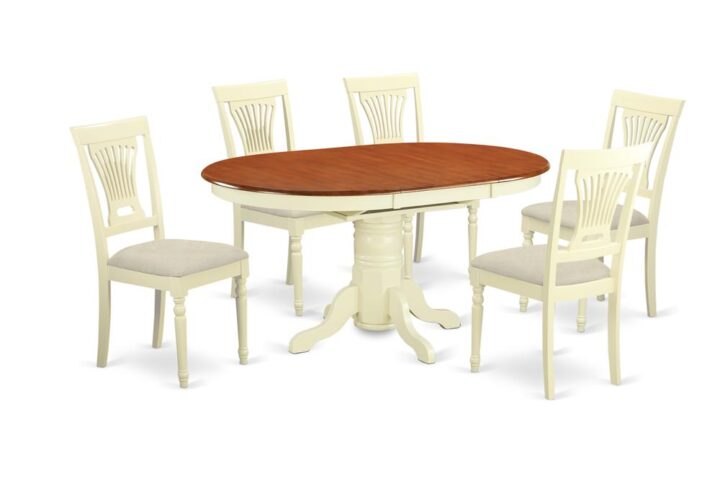 Searching for a comfy seating for family dinners or warm dinner parties with a couple of friends? This excellent eye-catching dinette table set composed of rubber wood can help you develop a pleasant environment for you and your company. The set combines a small kitchen table and a set of individual dinette chairs. In terms of seating capacity it comes in two variations as a 4 and 6 seater. Suitable to place in a dining area or kitchen. Like all our products the set is created entirely from rubber wood