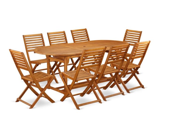 This BSBS9CWNA Outdoor-Furniture dining set is perfect for relaxed entertaining