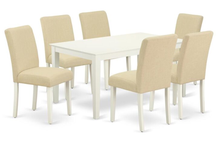 The CAAB7-LWH-02 dining set provides a distinctive
