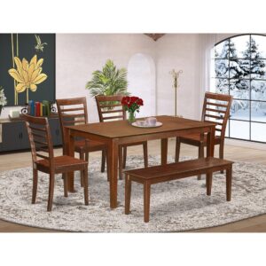 Dining table set can provide your home kitchen advanced complexity with a tasteful as well as smart beautiful design. This excellent Capri dinette table together with dining chair comes with a solid wood top for a sophisticated