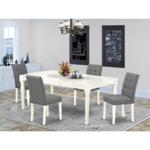 EAST WEST FURNITURE - DOAS5-LWH-41 - 5-PIECE DINING TABLE SET