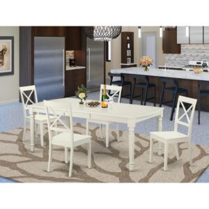 This dining table is the appropriate furniture for your dining room or your kitchen area. The table comes with 4 chairs. You can also add two more chairs and expand the seating capacity to 8