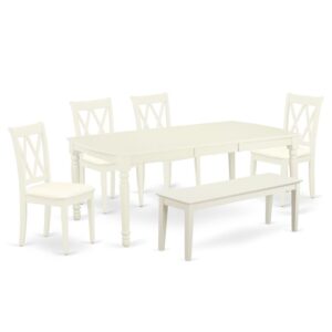 Quality is made attainable with this exclusive DOCL6-LWH-C dining set includes a rectangular dinette table