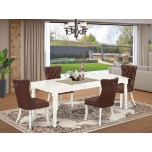 Enhance your dining area with This exquisite 5-piece dining room set