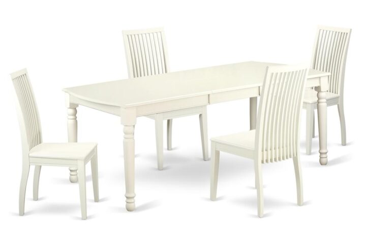 With this particular dining set you can contribute that special impression for dining room elegance to both traditional and fashionable decorating. A beautiful set of 4 comfortable kitchen chairs which could be positioned in your dining area and small space. Both the table and the chairs were made of pure rubber wood that is perceived as a solid wood and is also more commonly known as Asian Harwood. You can dine with peace of mind knowing that the table you are eating on is made of 100% hardwood. There is no Medium- density Fiberboard! Give your décor a special touch and and add this set to your kitchen or dining room to complete that unique look that you have always wanted
