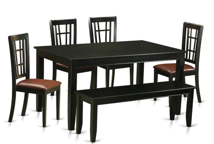This beautiful dinette set comes with 6 pieces