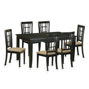 This elegant table set comprises of 7 pieces