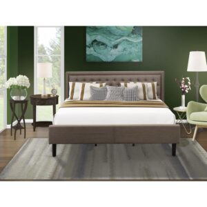 EAST WEST FURNITURE - NE11-K00DMC - 4 PIECE BED SET