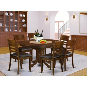 This type of eye-catching Asian hardwood dining room table as well as Kitchen area dining chair set fits well for most dining rooms or kitchens. The kitchen table along with expansion leaf that retracts and stores appropriately underneath the table top. The pedestal table is in an fascinating Espresso