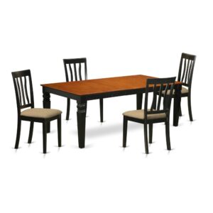 This stunning dining set is reminiscent of a classic Missionary design and adds a stylish