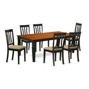 This stunning dining room set is similar to a classic Missionary style and adds a stylish