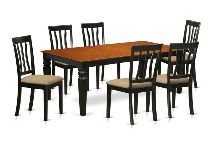 This stunning dining room set is similar to a classic Missionary style and adds a stylish