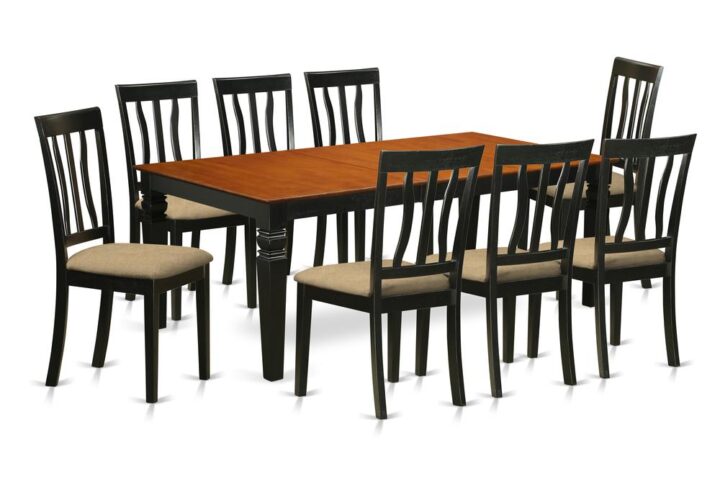 This gorgeous dining set is reminiscent of a classic Missionary design and adds a sophisticated