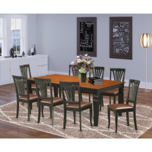 This beautiful dining set is reminiscent of a timeless Missionary style and adds an elegant