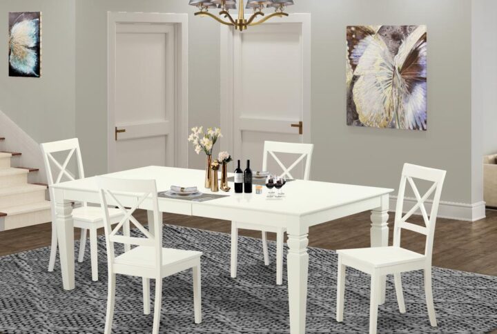This gorgeous dining room set is similar to a classic Missionary design and adds an elegant
