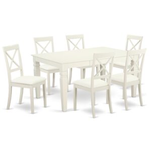 This stunning dining set is similar to a timeless Missionary design and adds an elegant