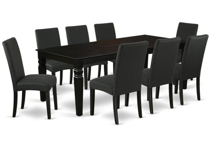 Treat your room's decor with a new and polished look with this modern LGDR9-BLK-24 dining set. This type of rectangular kitchen table facilitates an affectionate family feeling. A comfortable and elegant Black color offers any dining area a relaxing and friendly feel with the kitchen table. This well-designed and comfortable kitchen table may be used for hours at a time. This rectangular table is best for 4-8 people to sit and enjoy their meal. This wonderful slick dinette table makes a really good addition for all kitchen space and corresponds all sorts of dining-room concepts. Sophisticated furniture doesn’t have to mean carefully craved wood and artisan leather. To bring some elegance to your ensemble without adding traditional style