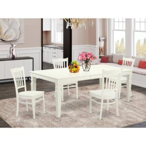 This beautiful dining room set is reminiscent of a classic Missionary style and adds an elegant