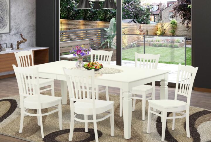 This stunning dining room set is reminiscent of a classic Missionary style and adds a stylish