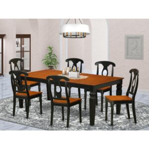 This gorgeous dining set is similar to a classic Missionary style and adds an classy