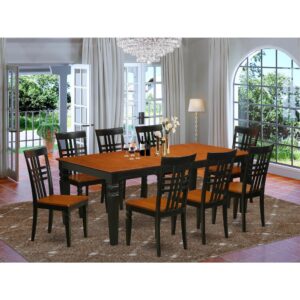 This beautiful dining set is reminiscent of a timeless Missionary style and adds an classy