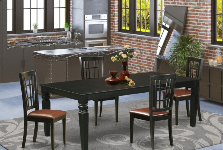 This Beautiful Dining Room Set Is Reminiscent Of Timeless Missionary Design And Ads A Sophisticated