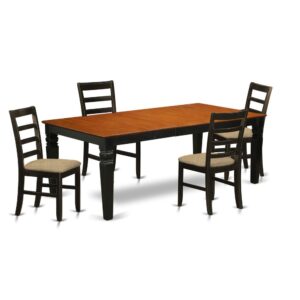 This gorgeous dining room set is reminiscent of a timeless Missionary design and adds a classy