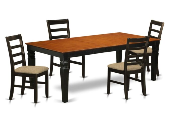 This gorgeous dining room set is reminiscent of a timeless Missionary design and adds a classy